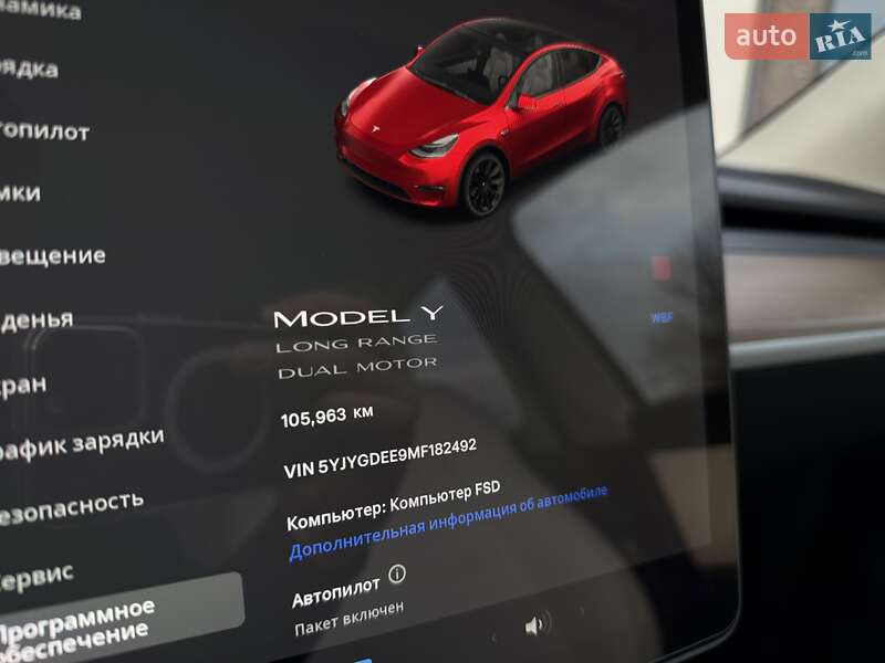 Внедорожник / Кроссовер Tesla Model Y 2021 в Тернополе фото 73 Внедорожник / Кроссовер Tesla Model Y 2021 в Тернополе