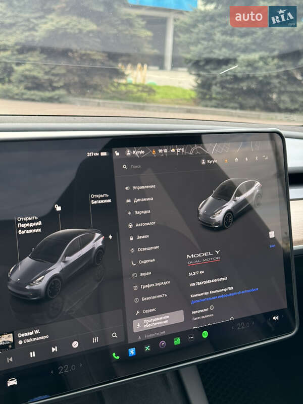 Внедорожник / Кроссовер Tesla Model Y 2022 в Харькове