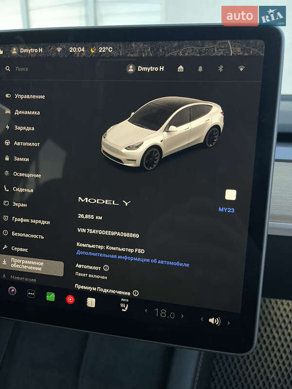 Внедорожник / Кроссовер Tesla Model Y 2023 в Софиевской Борщаговке фото 6 Внедорожник / Кроссовер Tesla Model Y 2023 в Софиевской Борщаговке