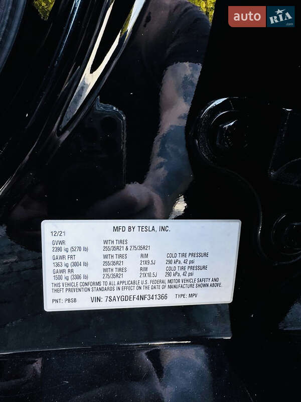 Внедорожник / Кроссовер Tesla Model Y 2021 в Днепре фото 16 Внедорожник / Кроссовер Tesla Model Y 2021 в Днепре