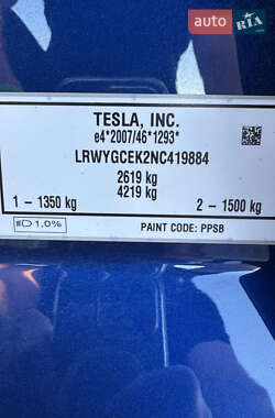 Позашляховик / Кросовер Tesla Model Y 2022 в 