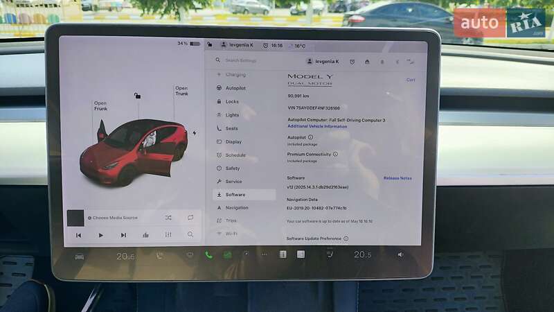 Внедорожник / Кроссовер Tesla Model Y 2021 в Ирпене