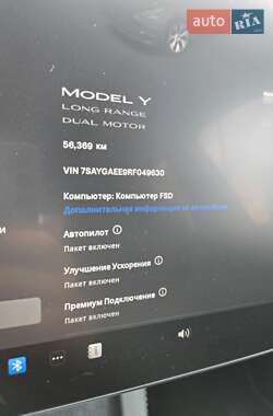 Внедорожник / Кроссовер Tesla Model Y 2024 в 
