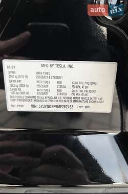 Внедорожник / Кроссовер Tesla Model Y 2021 в 