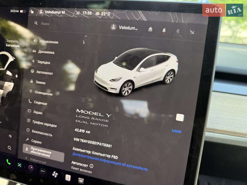 Позашляховик / Кросовер Tesla Model Y 2023 в Львові