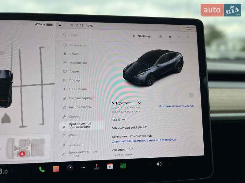 Внедорожник / Кроссовер Tesla Model Y 2024 в Киеве