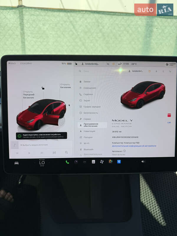 Внедорожник / Кроссовер Tesla Model Y 2022 в Одессе