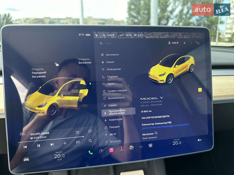 Внедорожник / Кроссовер Tesla Model Y 2021 в Киеве