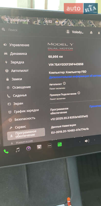 Внедорожник / Кроссовер Tesla Model Y 2022 в Луцке