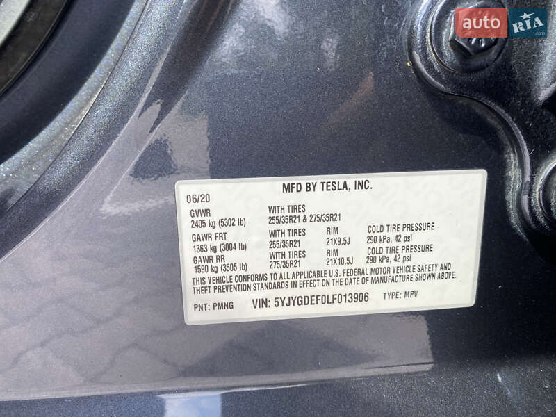Позашляховик / Кросовер Tesla Model Y 2020 в Києві