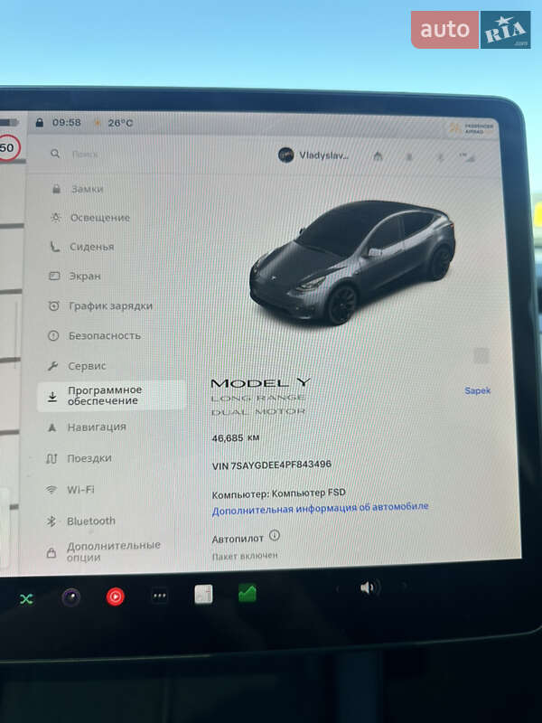 Внедорожник / Кроссовер Tesla Model Y 2023 в Киеве