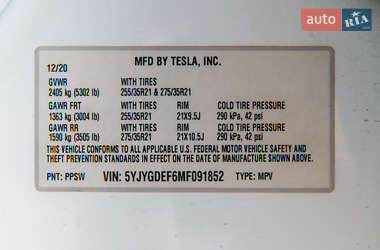 Позашляховик / Кросовер Tesla Model Y 2020 в 