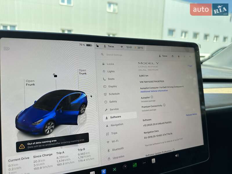 Внедорожник / Кроссовер Tesla Model Y 2024 в Киеве