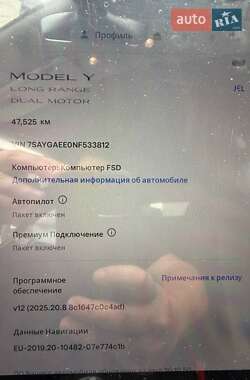 Внедорожник / Кроссовер Tesla Model Y 2022 в 