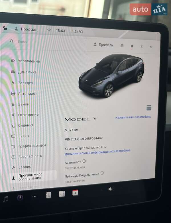 Позашляховик / Кросовер Tesla Model Y 2024 в Одесі