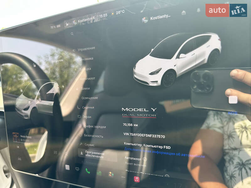 Внедорожник / Кроссовер Tesla Model Y 2021 в Виннице