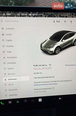 Внедорожник / Кроссовер Tesla Model Y 2022 в 