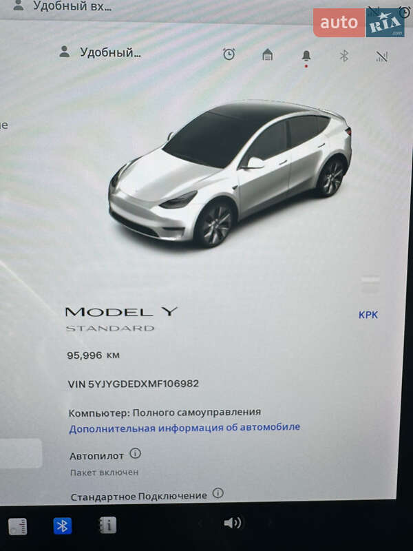 Внедорожник / Кроссовер Tesla Model Y 2021 в Киеве