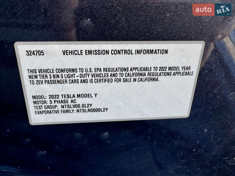 Позашляховик / Кросовер Tesla Model Y 2021 в Харкові фото 22 Позашляховик / Кросовер Tesla Model Y 2021 в Харкові