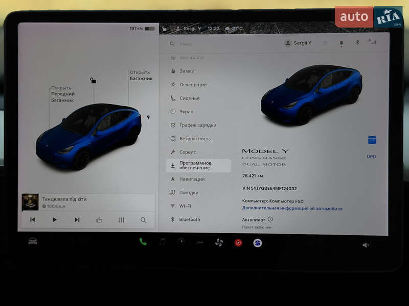 Позашляховик / Кросовер Tesla Model Y 2021 в Білій Церкві