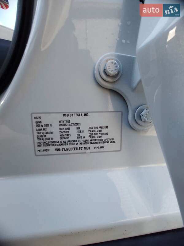 Внедорожник / Кроссовер Tesla Model Y 2020 в Тысменице