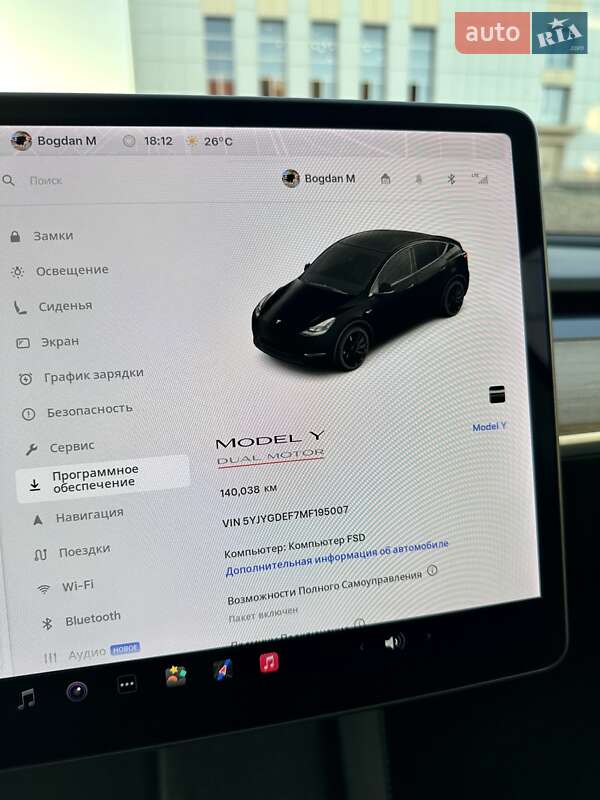 Позашляховик / Кросовер Tesla Model Y 2021 в Миколаєві