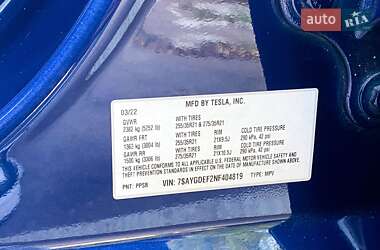 Позашляховик / Кросовер Tesla Model Y 2022 в 