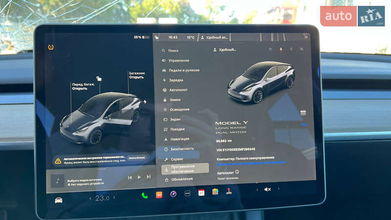 Внедорожник / Кроссовер Tesla Model Y 2021 в Луцке