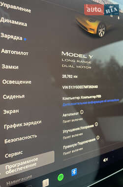 Внедорожник / Кроссовер Tesla Model Y 2021 в 