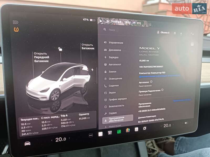 Позашляховик / Кросовер Tesla Model Y 2022 в Львові