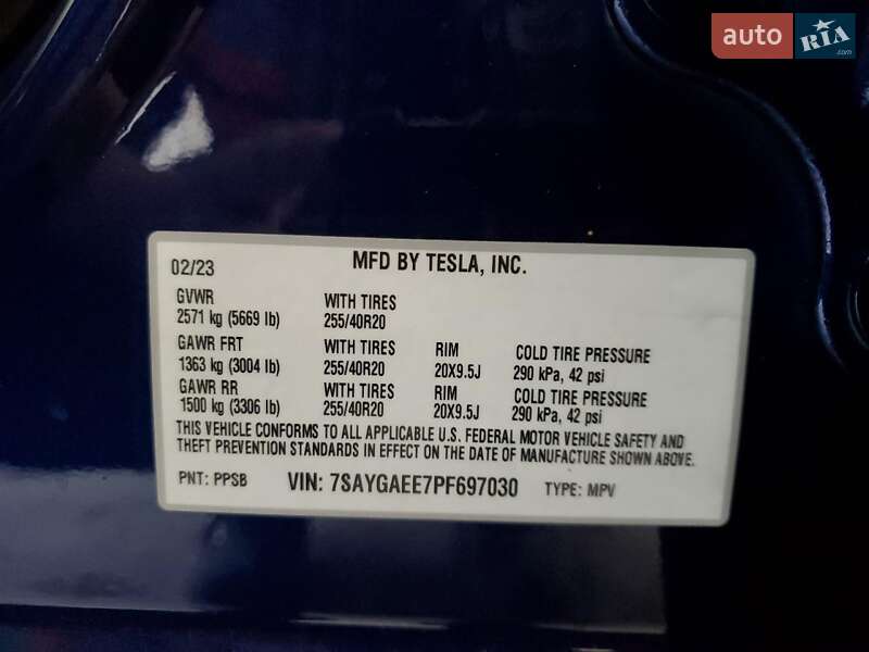 Позашляховик / Кросовер Tesla Model Y 2023 в Києві