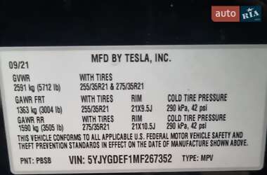 Внедорожник / Кроссовер Tesla Model Y 2021 в 