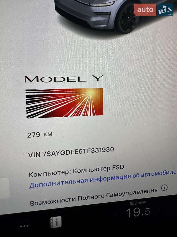 Внедорожник / Кроссовер Tesla Model Y 2025 в Львове