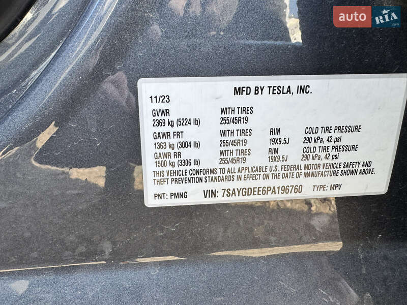 Позашляховик / Кросовер Tesla Model Y 2023 в Рівному фото 21 Позашляховик / Кросовер Tesla Model Y 2023 в Рівному