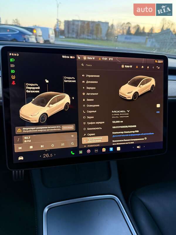 Внедорожник / Кроссовер Tesla Model Y 2020 в Владимире