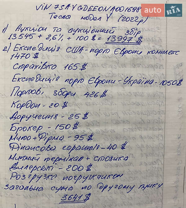 Внедорожник / Кроссовер Tesla Model Y 2022 в Дунаевцах