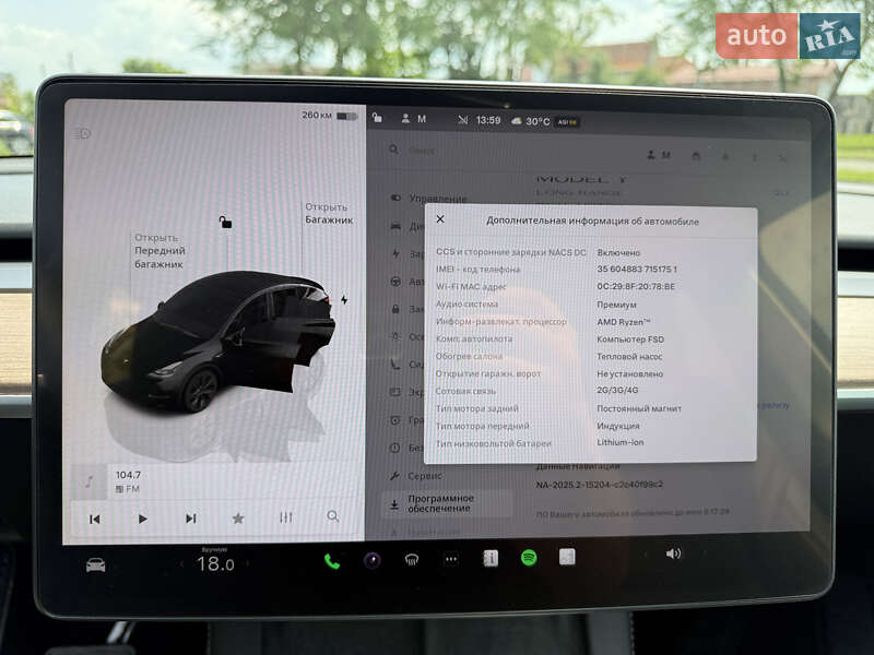 Позашляховик / Кросовер Tesla Model Y 2024 в Львові фото 5 Позашляховик / Кросовер Tesla Model Y 2024 в Львові