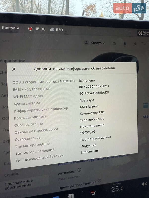 Внедорожник / Кроссовер Tesla Model Y 2022 в Ровно