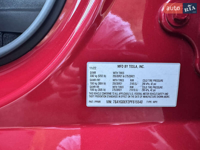 Позашляховик / Кросовер Tesla Model Y 2022 в Львові фото 26 Позашляховик / Кросовер Tesla Model Y 2022 в Львові