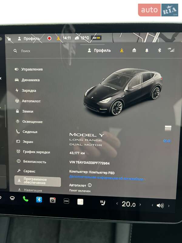 Позашляховик / Кросовер Tesla Model Y 2023 в Дніпрі