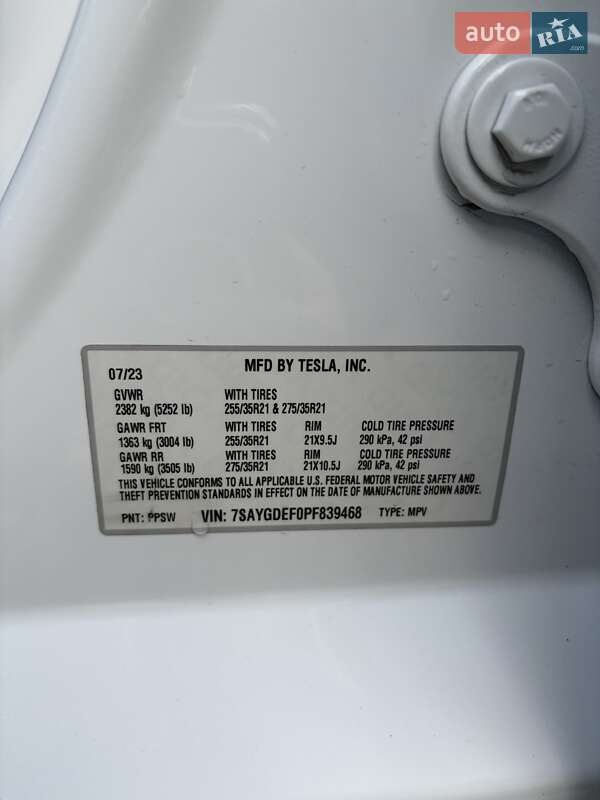 Внедорожник / Кроссовер Tesla Model Y 2023 в Ужгороде