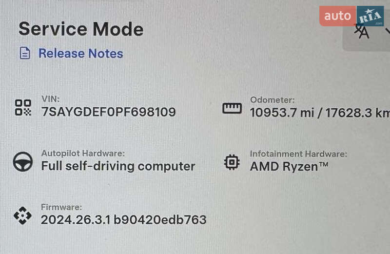 Внедорожник / Кроссовер Tesla Model Y 2023 в Киеве