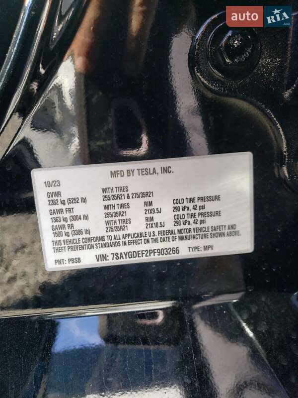 Внедорожник / Кроссовер Tesla Model Y 2023 в Львове