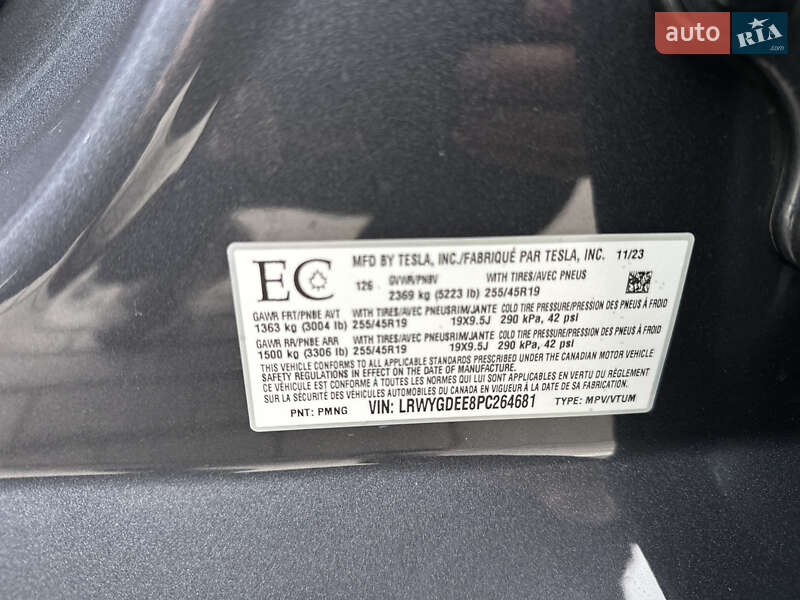 Внедорожник / Кроссовер Tesla Model Y 2023 в Ровно