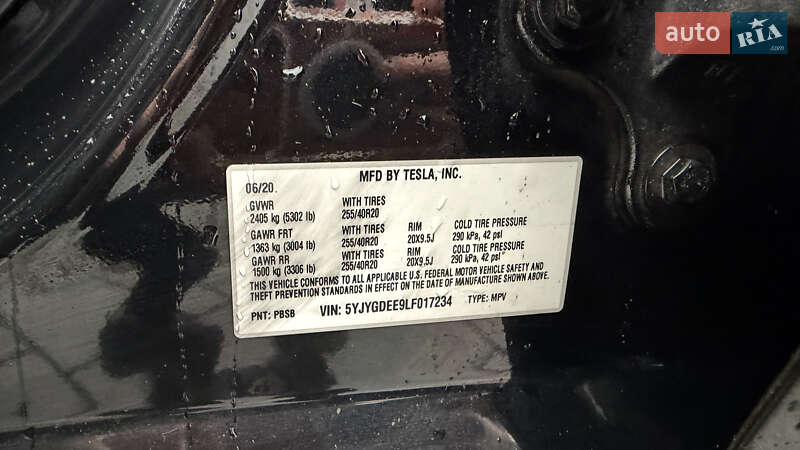 Внедорожник / Кроссовер Tesla Model Y 2020 в Луцке фото 32 Внедорожник / Кроссовер Tesla Model Y 2020 в Луцке