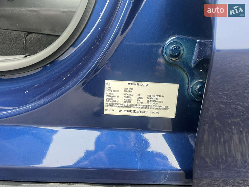 Внедорожник / Кроссовер Tesla Model Y 2021 в Ужгороде фото 17 Внедорожник / Кроссовер Tesla Model Y 2021 в Ужгороде