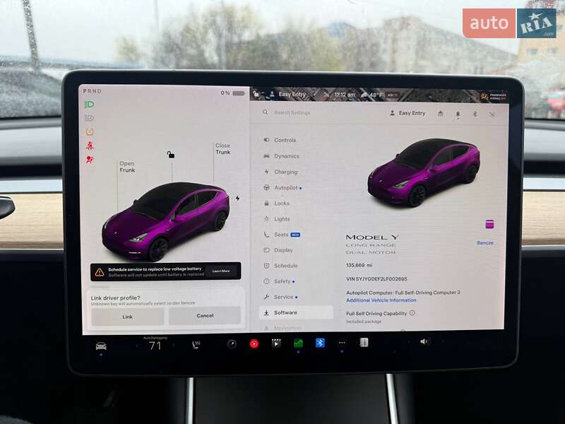 Внедорожник / Кроссовер Tesla Model Y 2020 в Луцке фото 13 Внедорожник / Кроссовер Tesla Model Y 2020 в Луцке