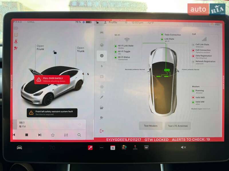 Внедорожник / Кроссовер Tesla Model Y 2020 в Луцке фото 15 Внедорожник / Кроссовер Tesla Model Y 2020 в Луцке