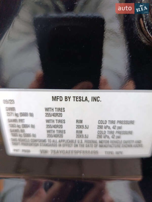 Внедорожник / Кроссовер Tesla Model Y 2023 в Луцке фото 5 Внедорожник / Кроссовер Tesla Model Y 2023 в Луцке