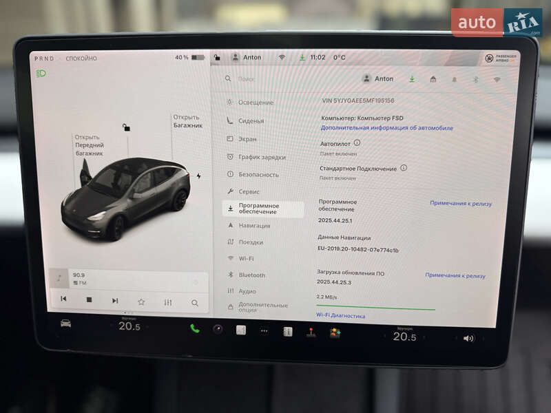 Внедорожник / Кроссовер Tesla Model Y 2021 в Виннице